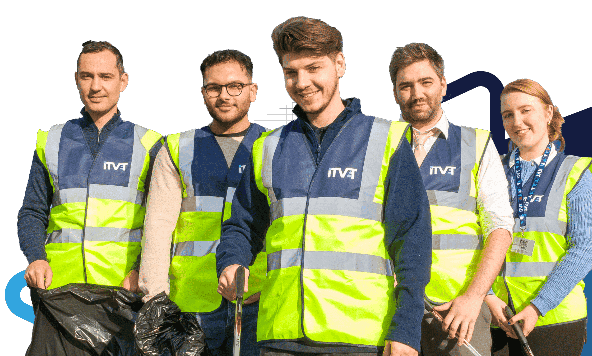 The ITVET Team Doing Charity Work