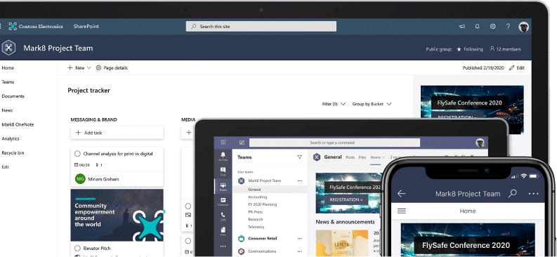 Microsoft SharePoint screenshot.