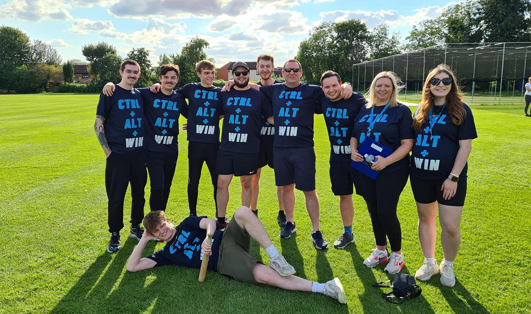 ITVET employee rounders team fundraising match for Thirst Youth Café