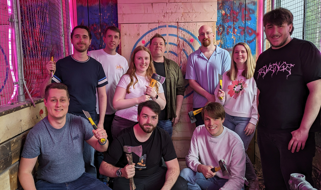 A group from the ITVET Projects team go to Boom Battle Bar